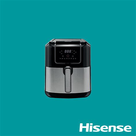 Hisense H06AFGY1S1 Air Fryer 6.3L; Capacity: 6.3L for Pot, 5.0L for frying basket; Single basket with grill plate; Detachable non-stick oil tank; Detachable frying grill; 8 pre-set cooking menus; Customisable cooking programmes; Overheat protection; Auto shut off function